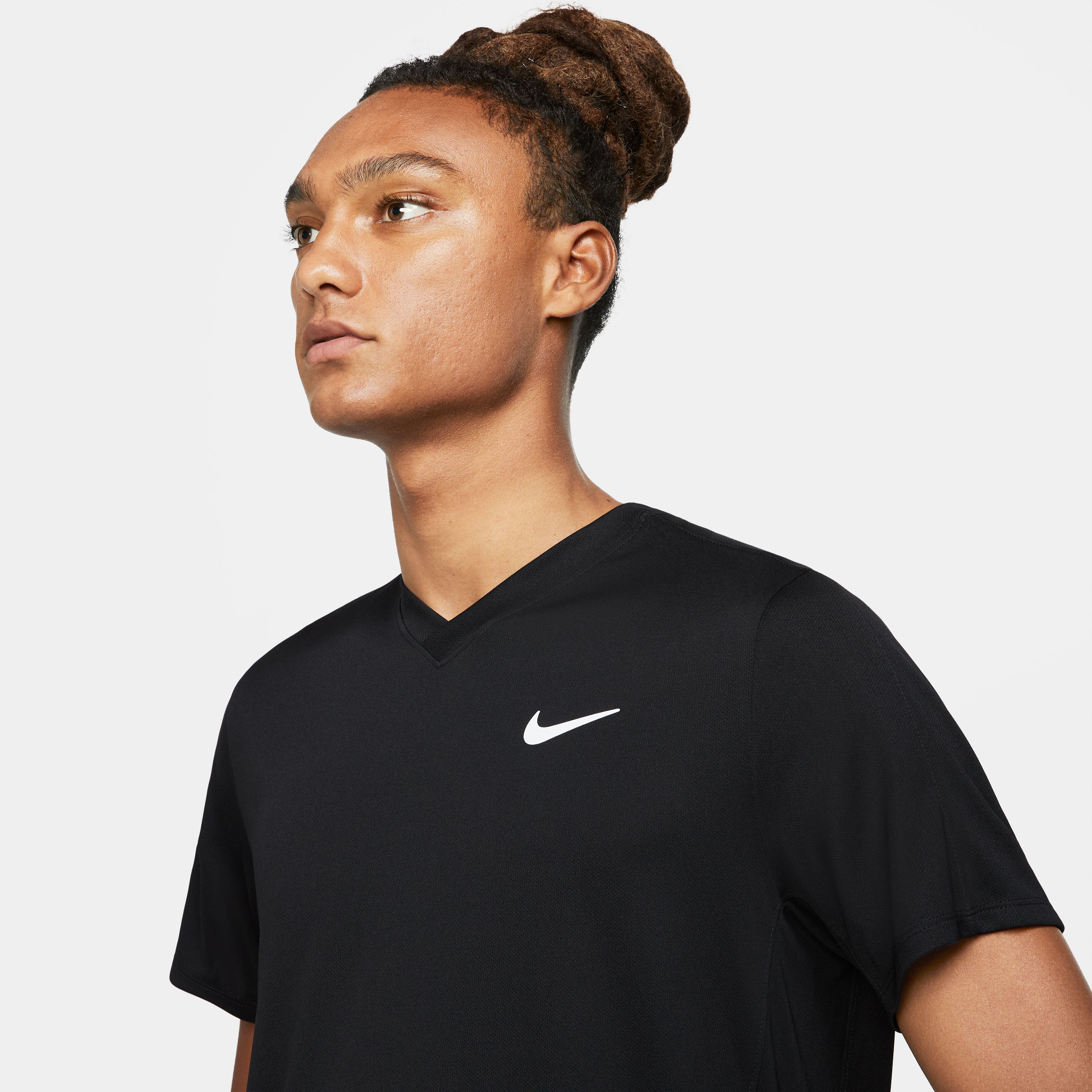 Nike M Nkct Df Vctry Top Camiseta Manga Corta negro de hombre para tenis