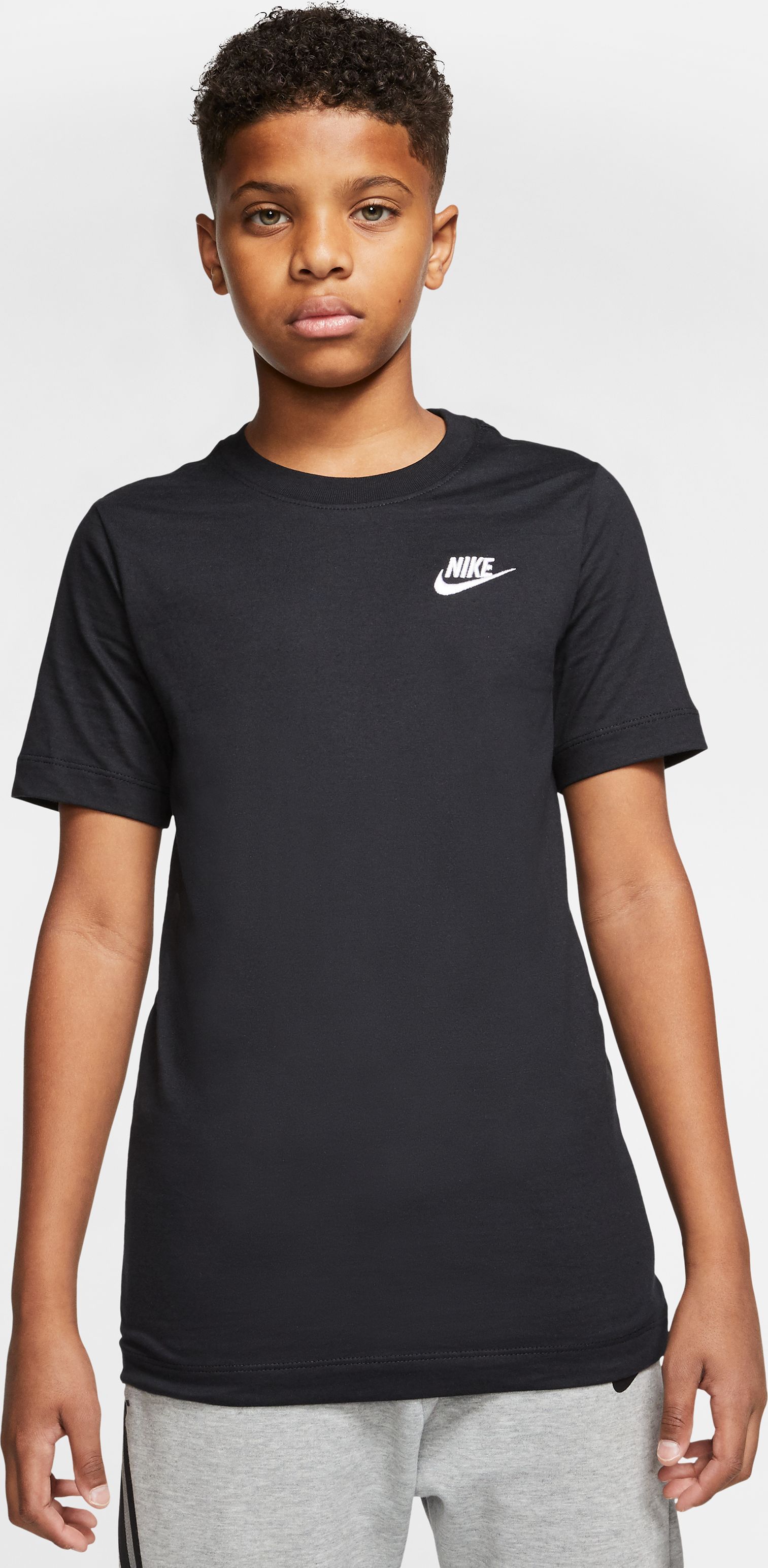 Nike B Nsw Tee Emb Futura Camiseta Manga Corta negro de niño lifestyle