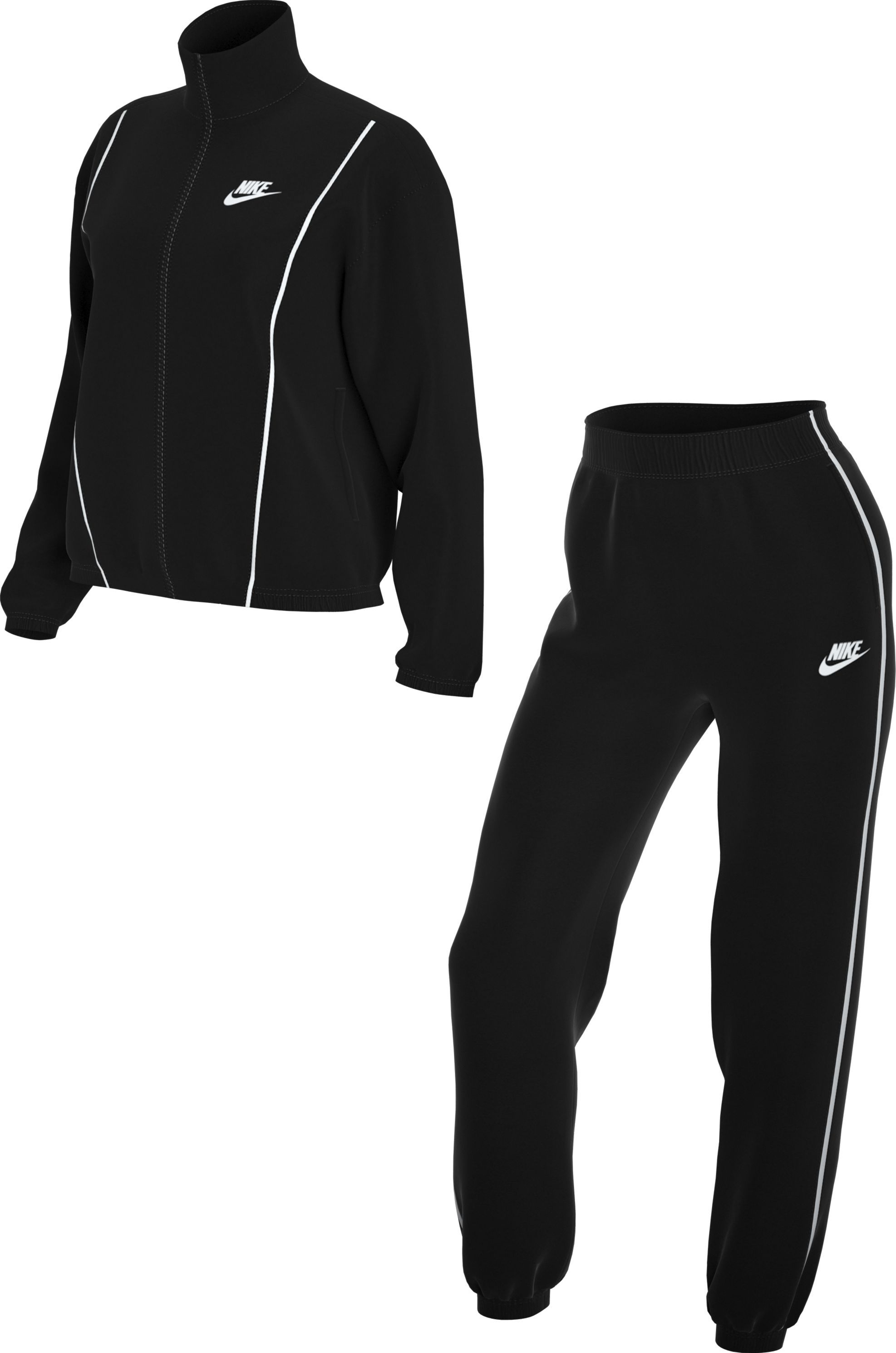 Nike W Nsw Essntl Pqe Trk Suit Sudadera negro de mujer lifestyle