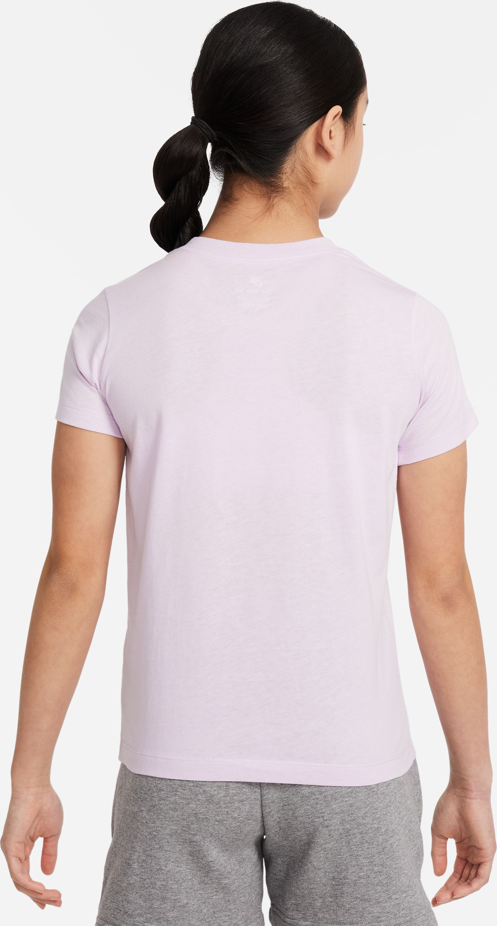 Nike G Nsw Club Tee Vneck Camiseta Manga Corta rosado de niña lifestyle