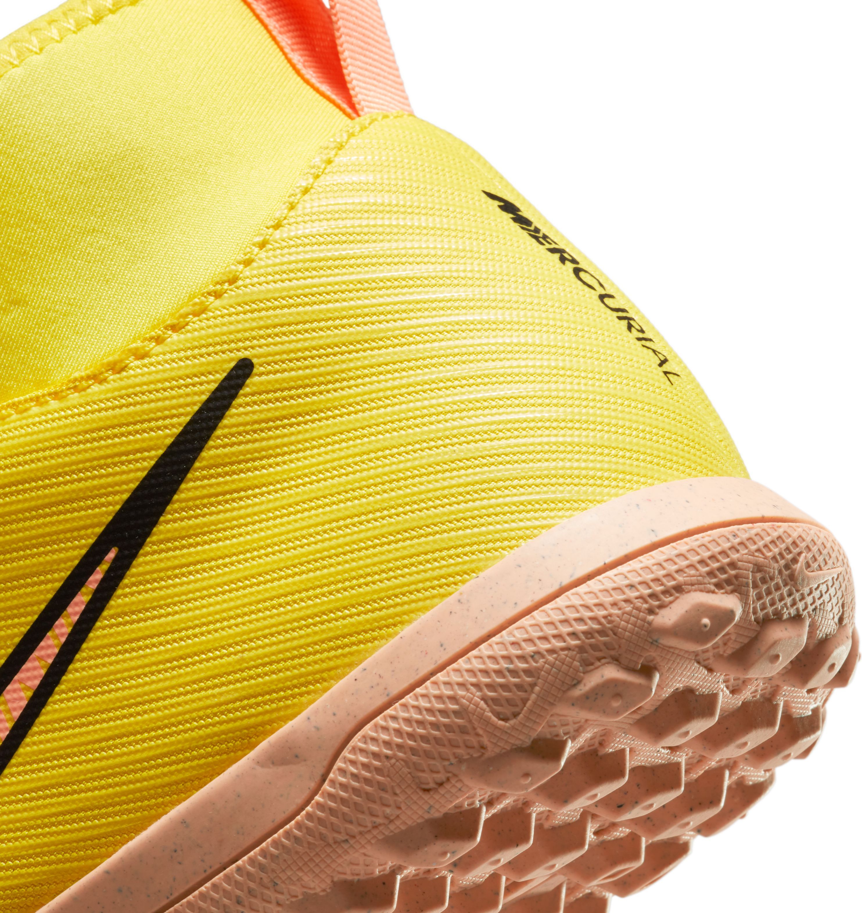 Nike Jr Superfly 9 Club Tf Guayos amarillo de niño para futbol