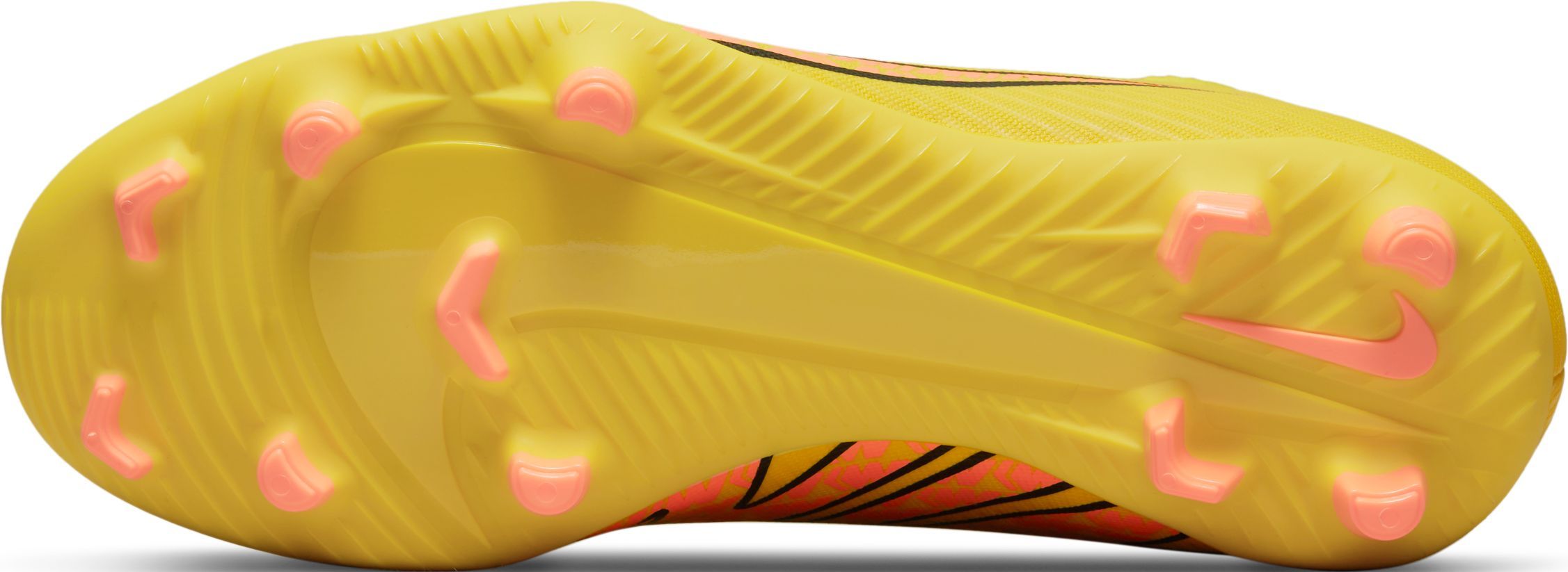 Nike Jr Superfly 9 Club Fg/Mg Guayos amarillo de niño para futbol