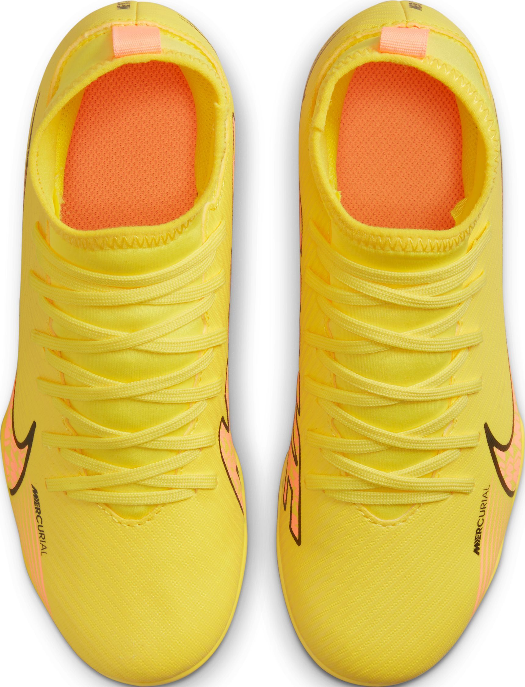 Nike Jr Superfly 9 Club Fg/Mg Guayos amarillo de niño para futbol
