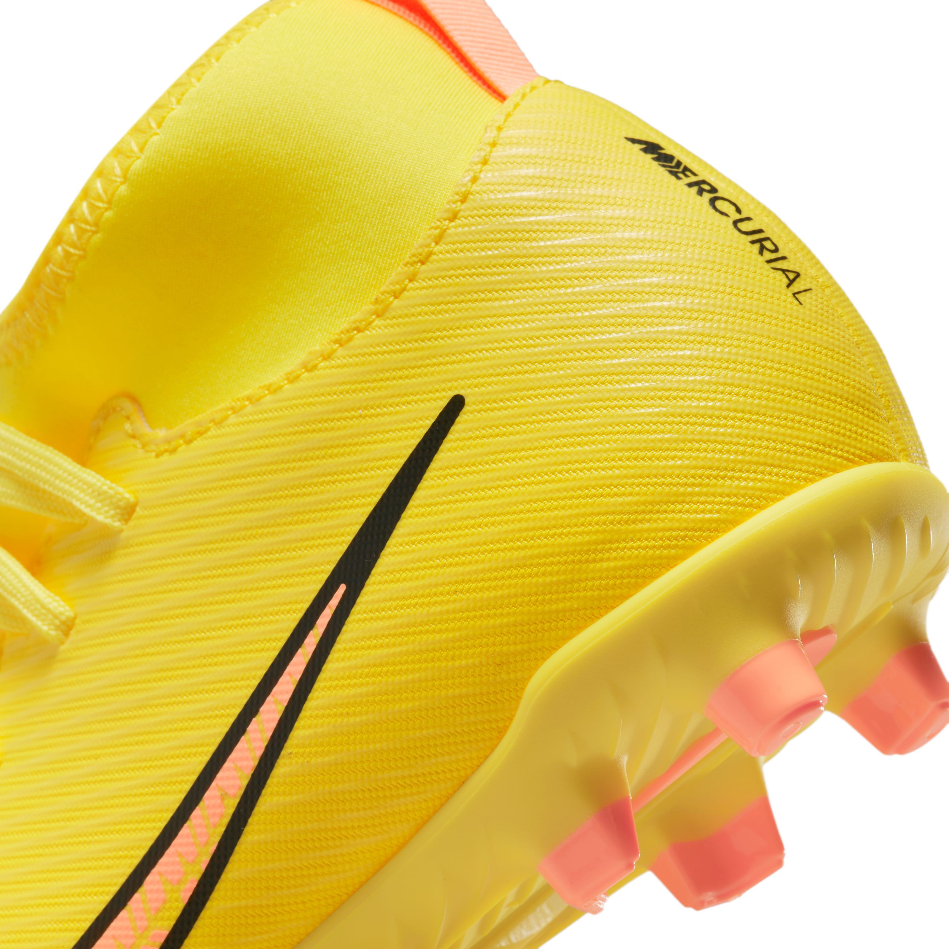Nike Jr Superfly 9 Club Fg/Mg Guayos amarillo de niño para futbol