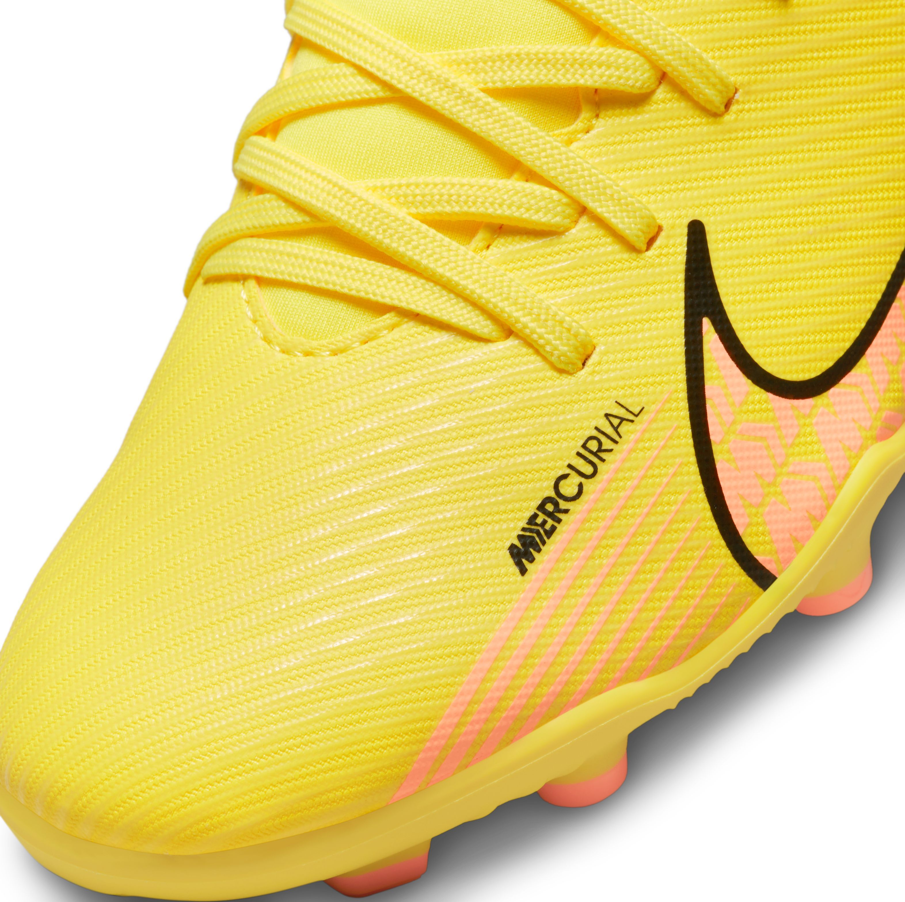 Nike Jr Superfly 9 Club Fg/Mg Guayos amarillo de niño para futbol