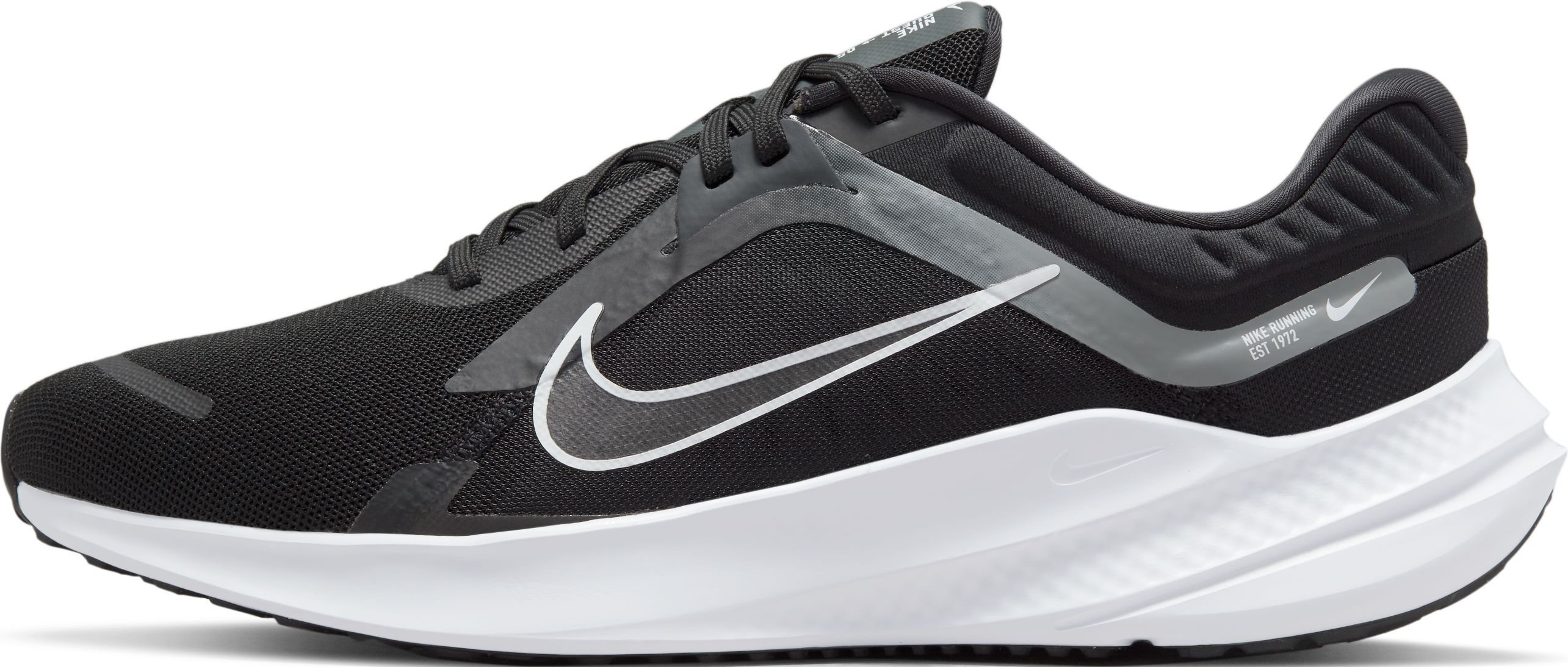 Nike Quest 5 Tenis negro de hombre para correr