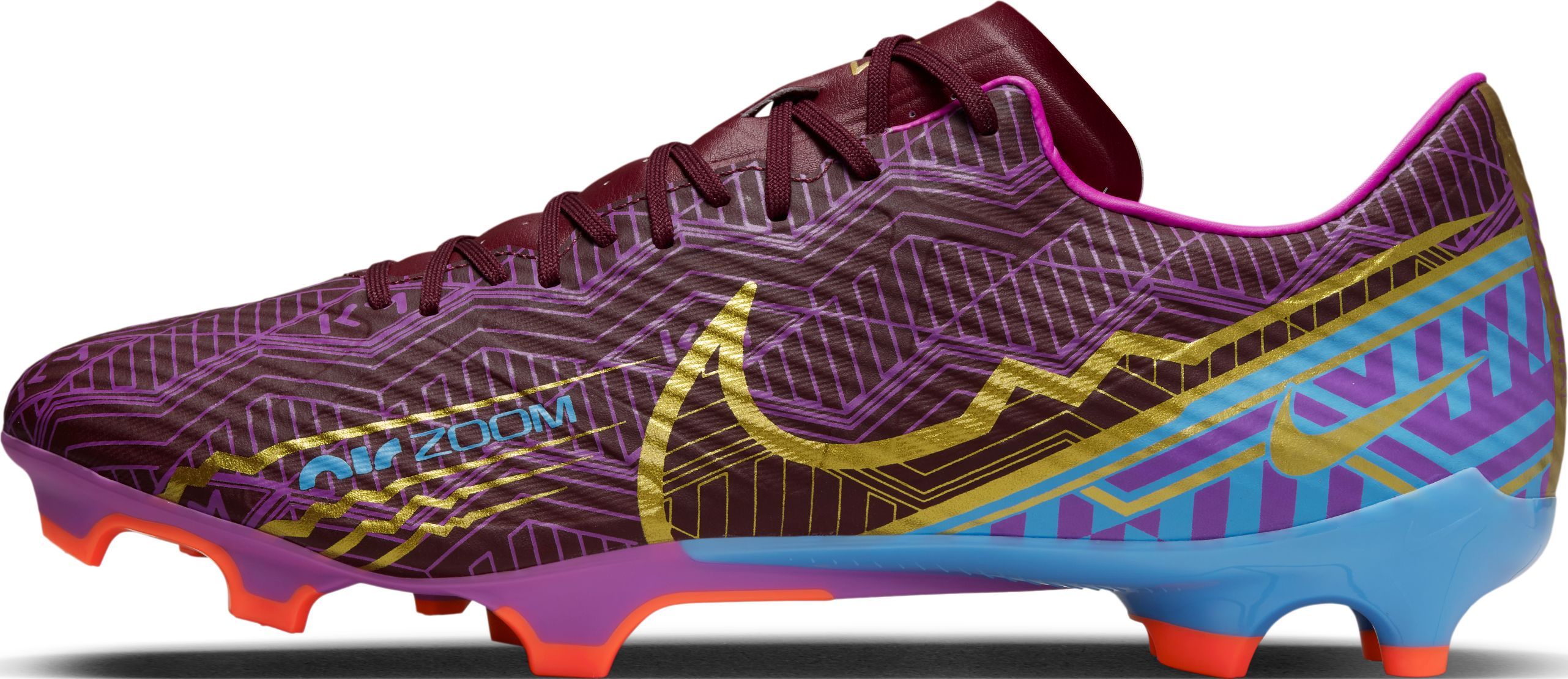 Nike Zoom Vapor 15 Academy Km Fg/Mg Guayos rojo de hombre para futbol