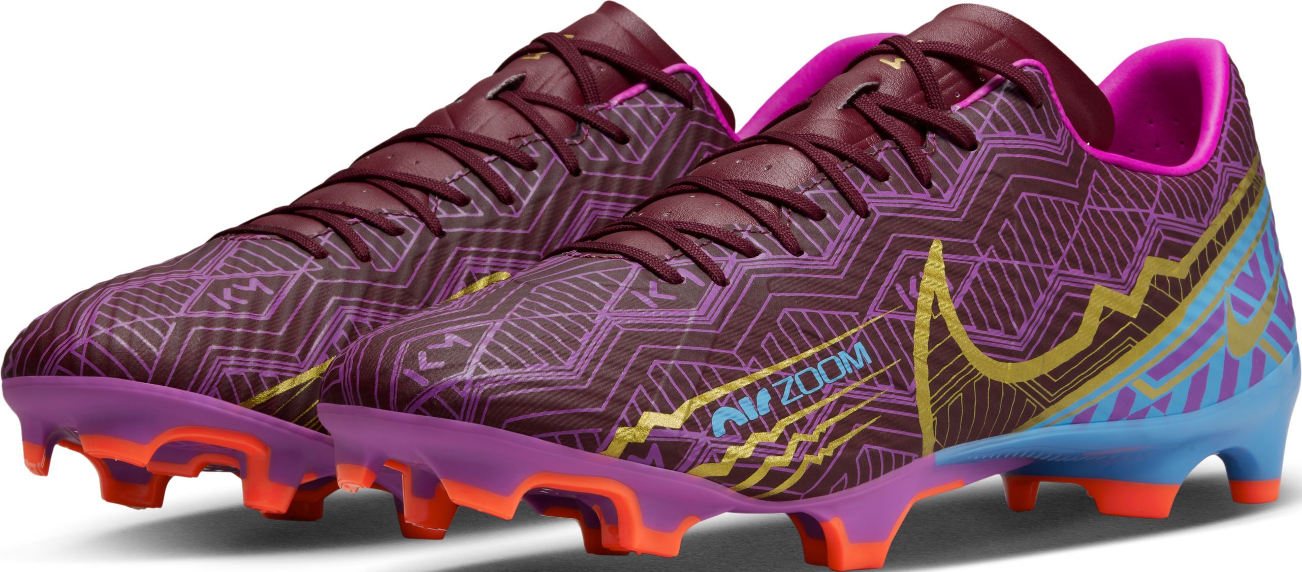 Nike Zoom Vapor 15 Academy Km Fg/Mg Guayos rojo de hombre para futbol