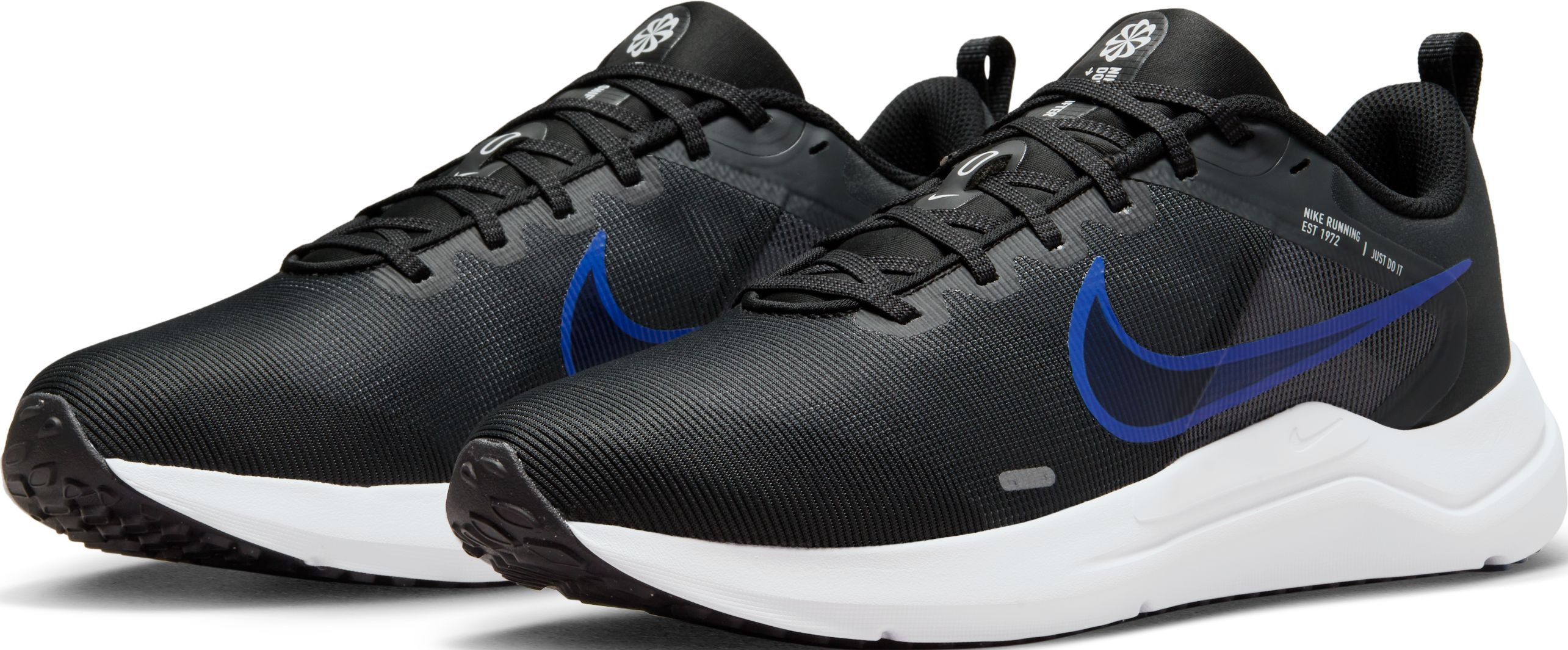 Nike Downshifter 12 Tenis negro de hombre para correr