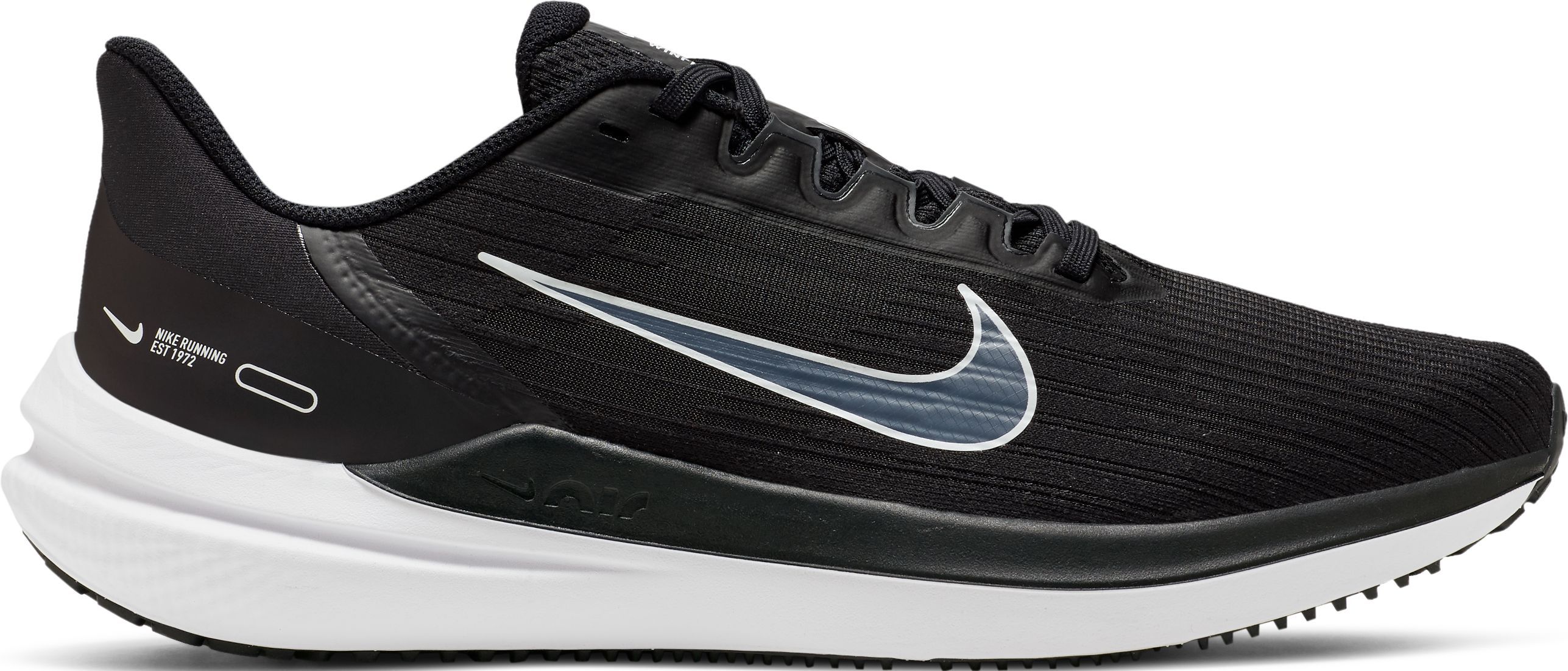 Nike Air Winflo 9 Tenis negro de hombre para correr