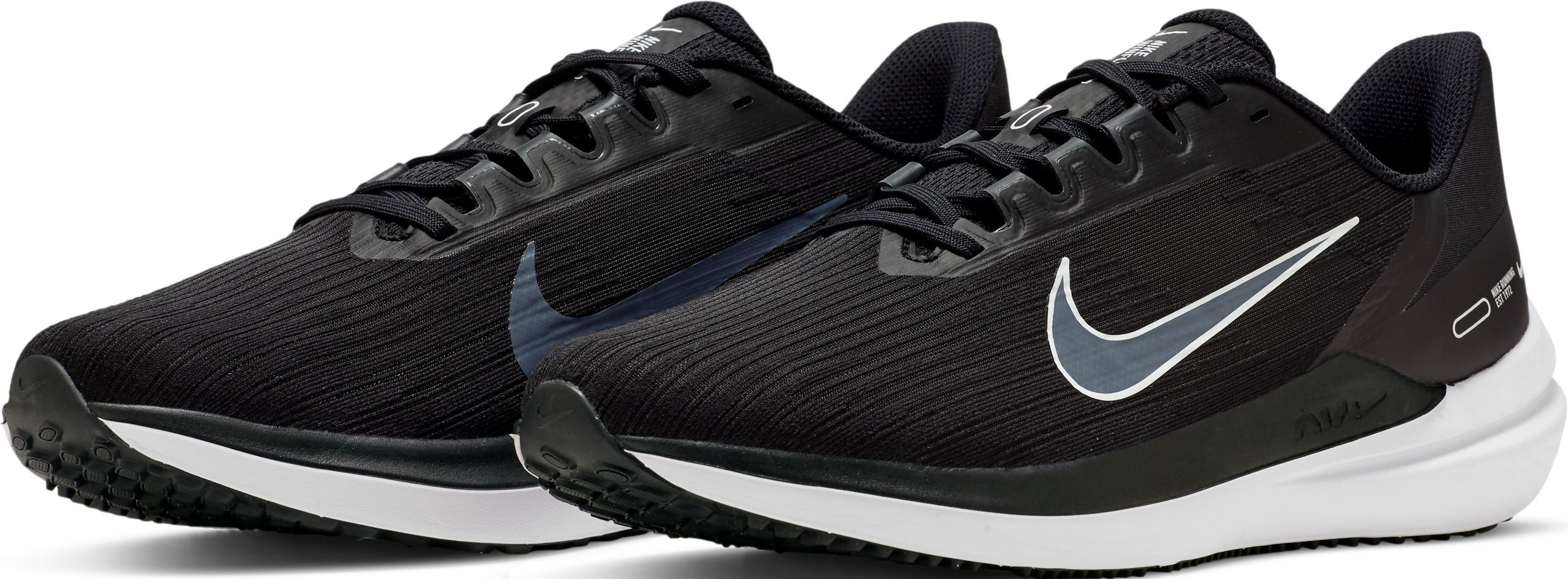 Nike Air Winflo 9 Tenis negro de hombre para correr