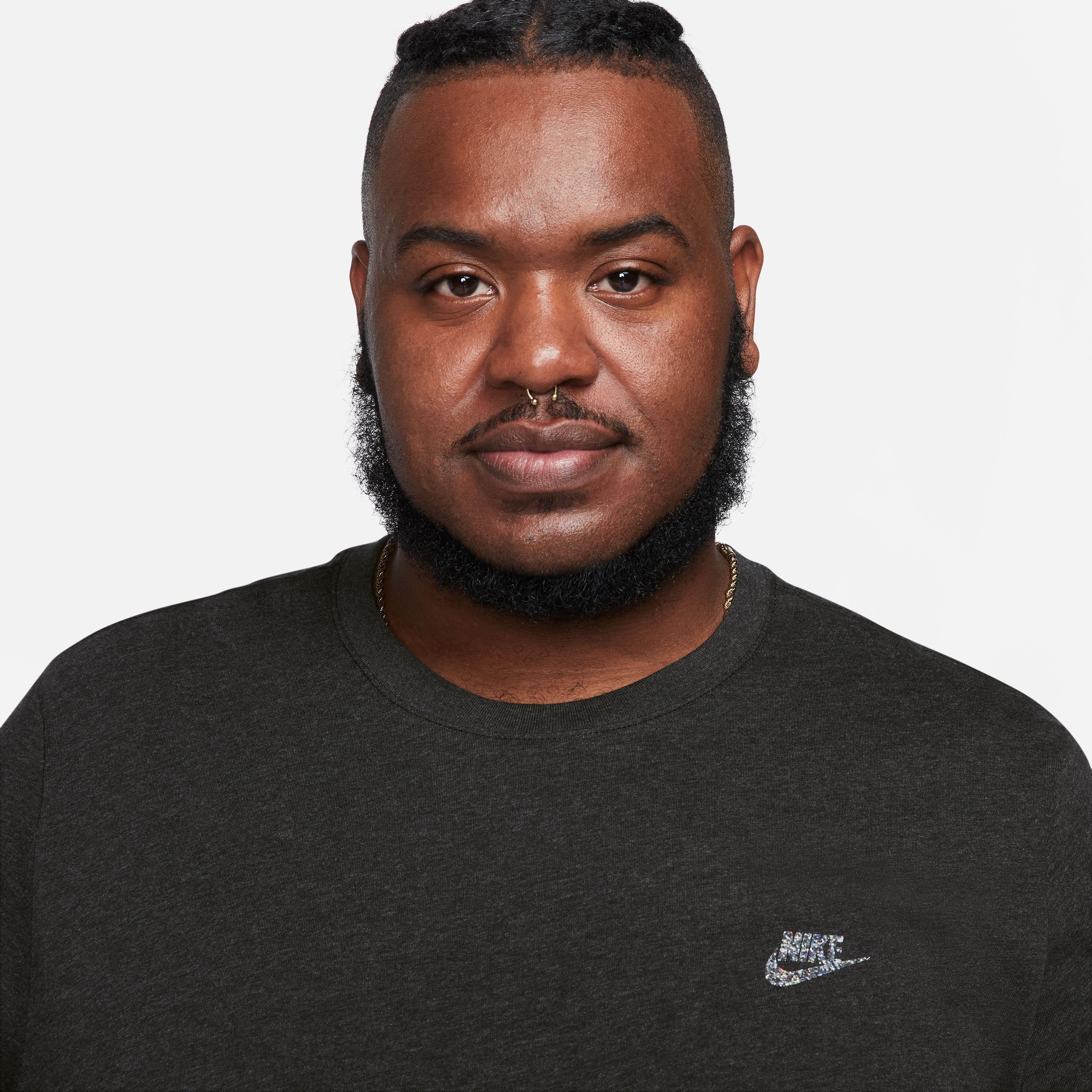 Nike M Nsw Club Tee Sust Camiseta Manga Corta negro de hombre lifestyle