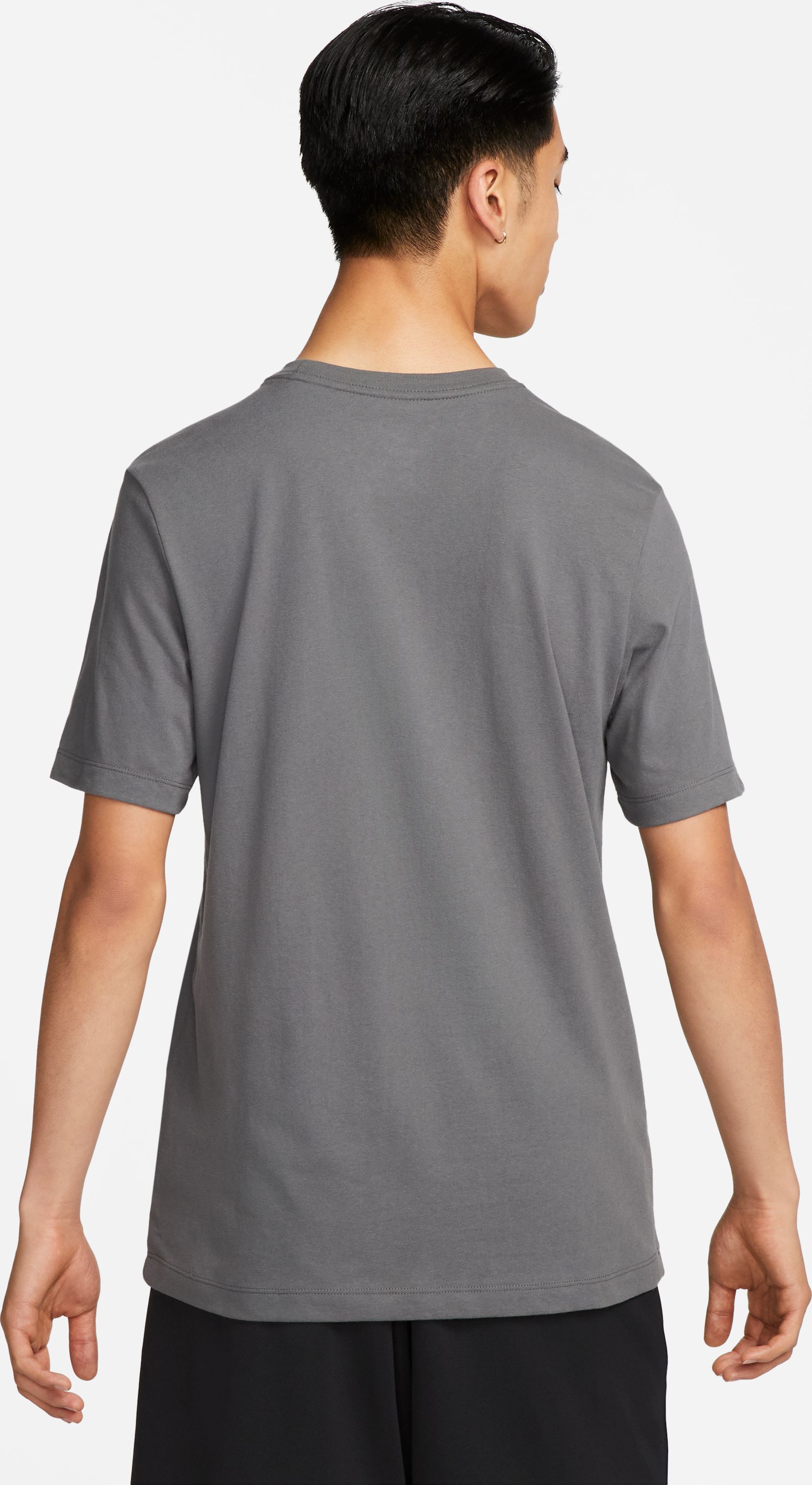 Nike M Nk Df Tee Camo Gfx Camiseta Manga Corta gris de hombre para entrenamiento