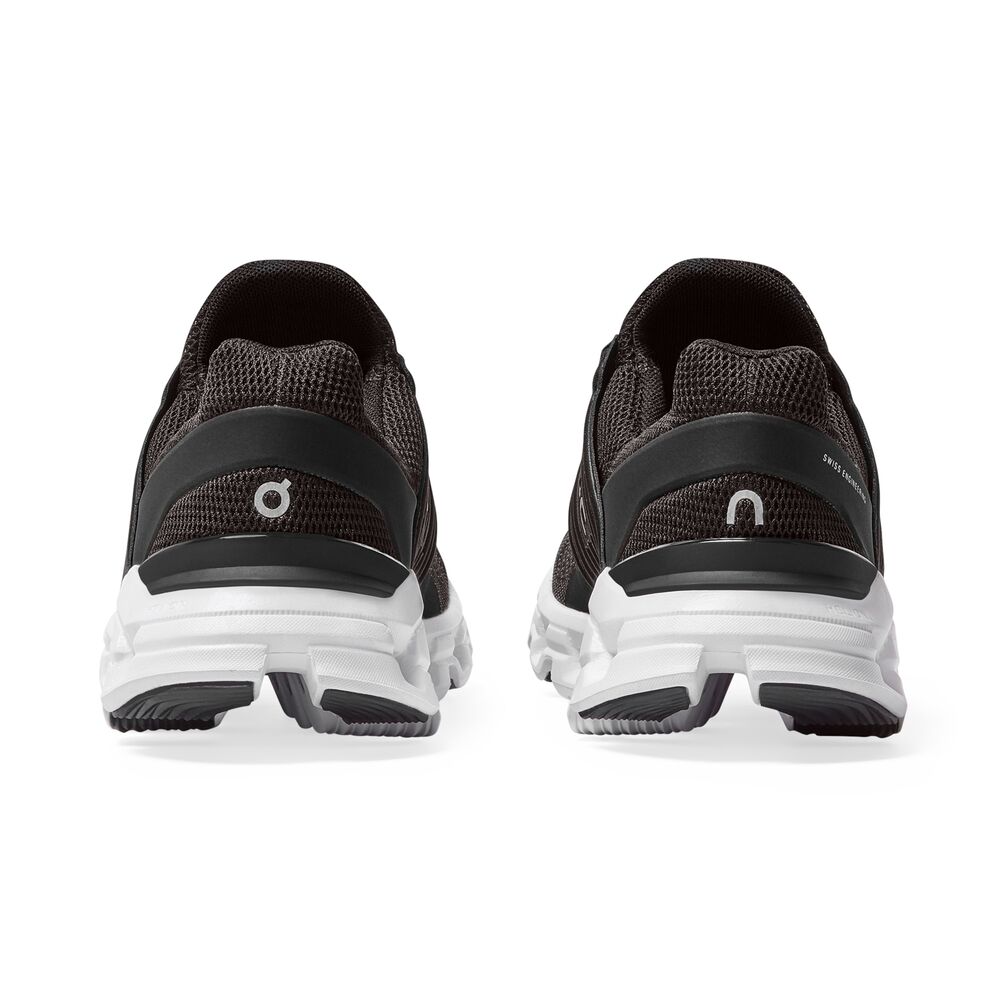 On Cloudswift Tenis negro de mujer para correr