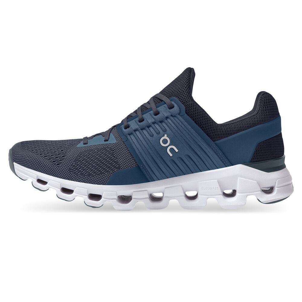 On Cloudswift Tenis azul de hombre para correr