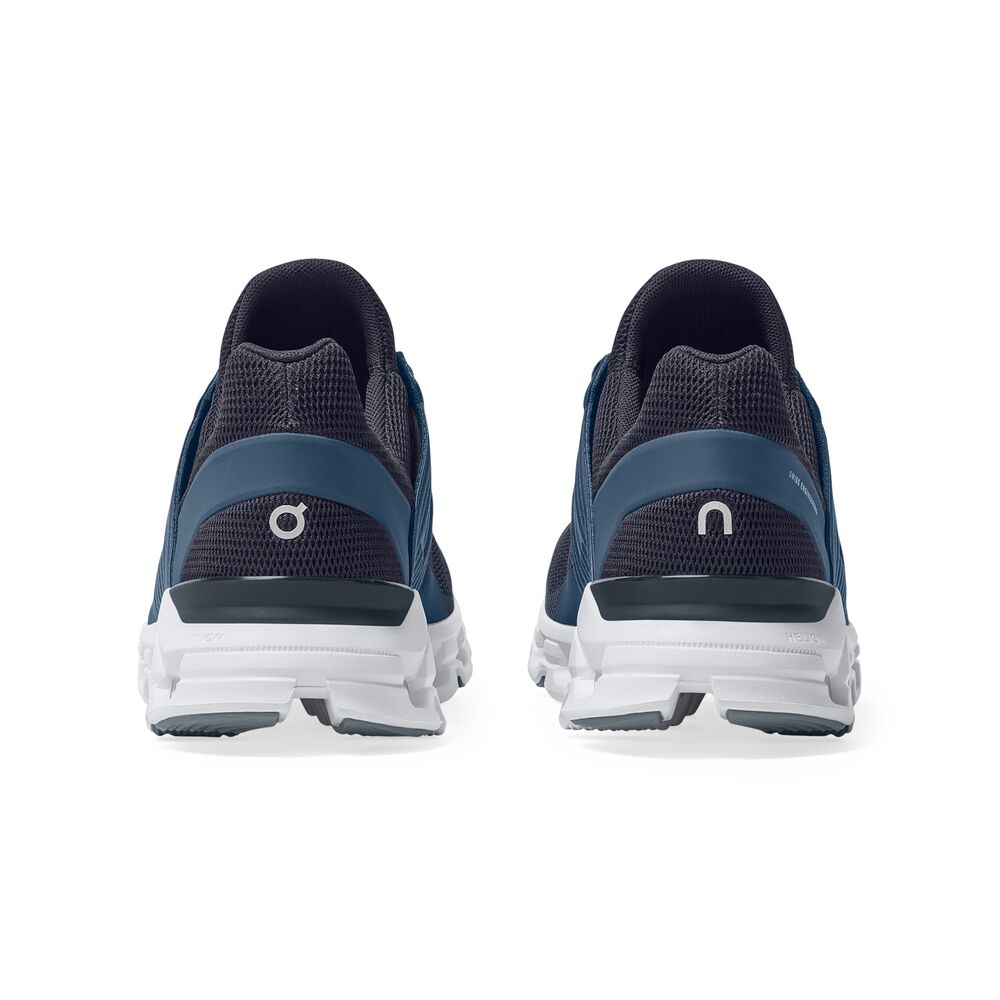 On Cloudswift Tenis azul de hombre para correr