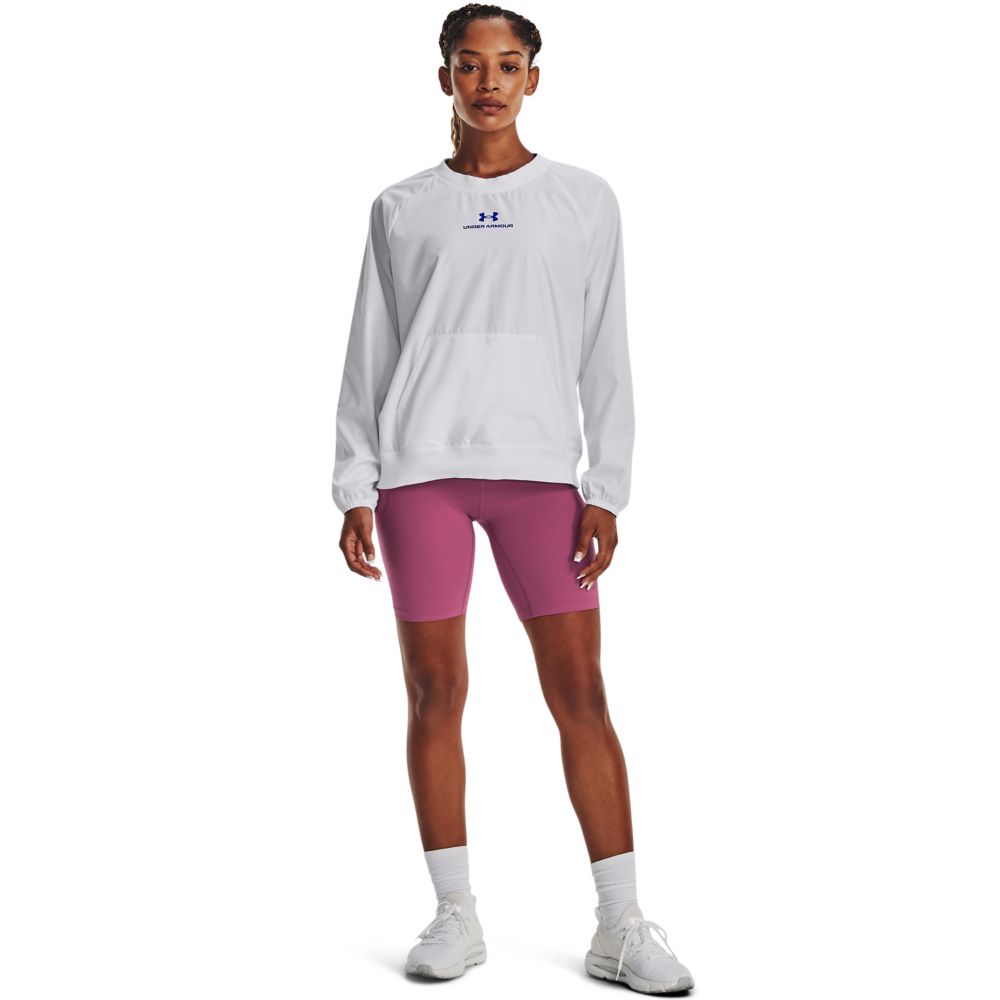 UA Meridian Bike Short Licra rosado de mujer para entrenamiento