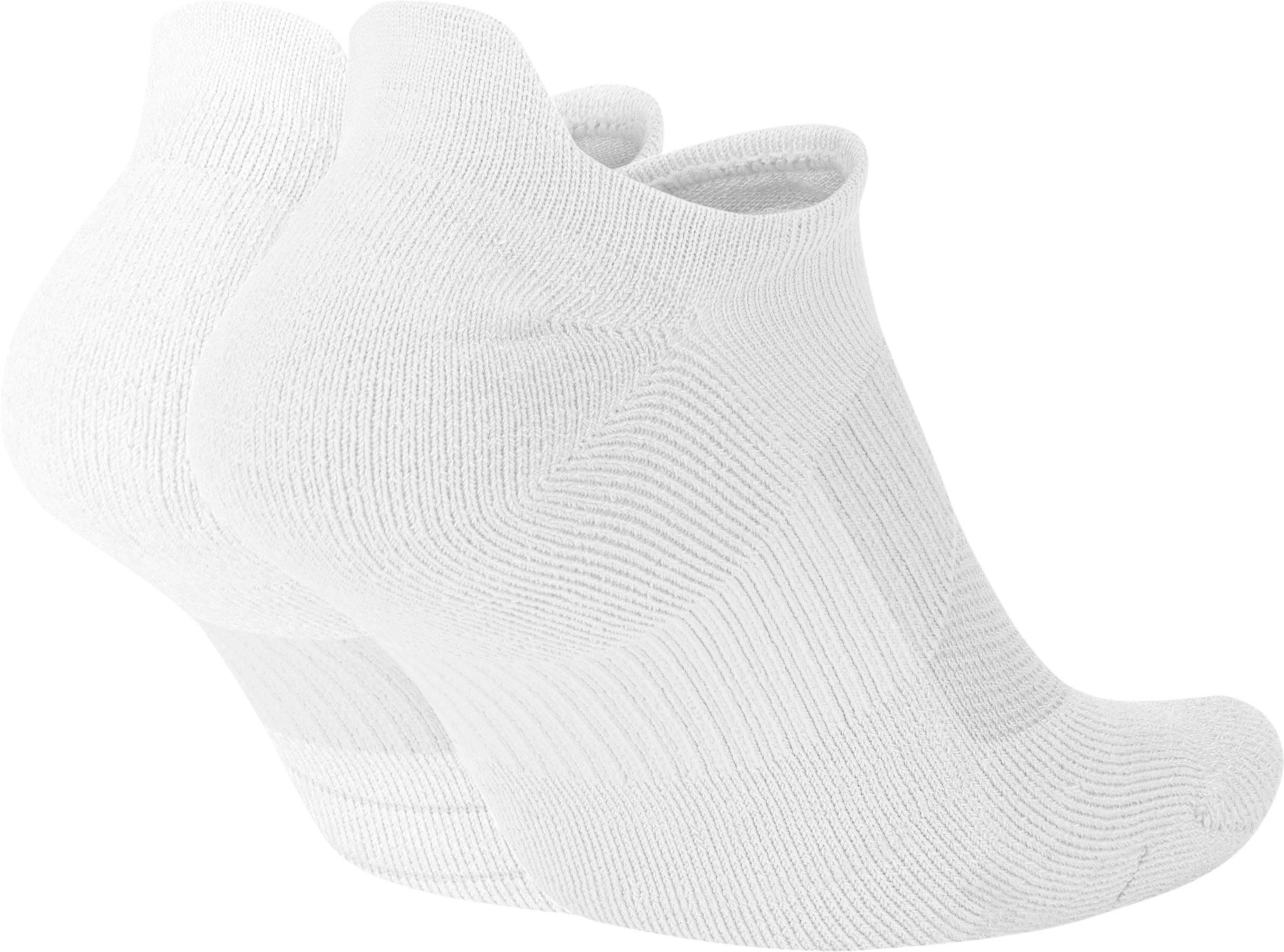 Nike U Nk Mltplier Ns 2Pr Medias blanco de hombre para correr