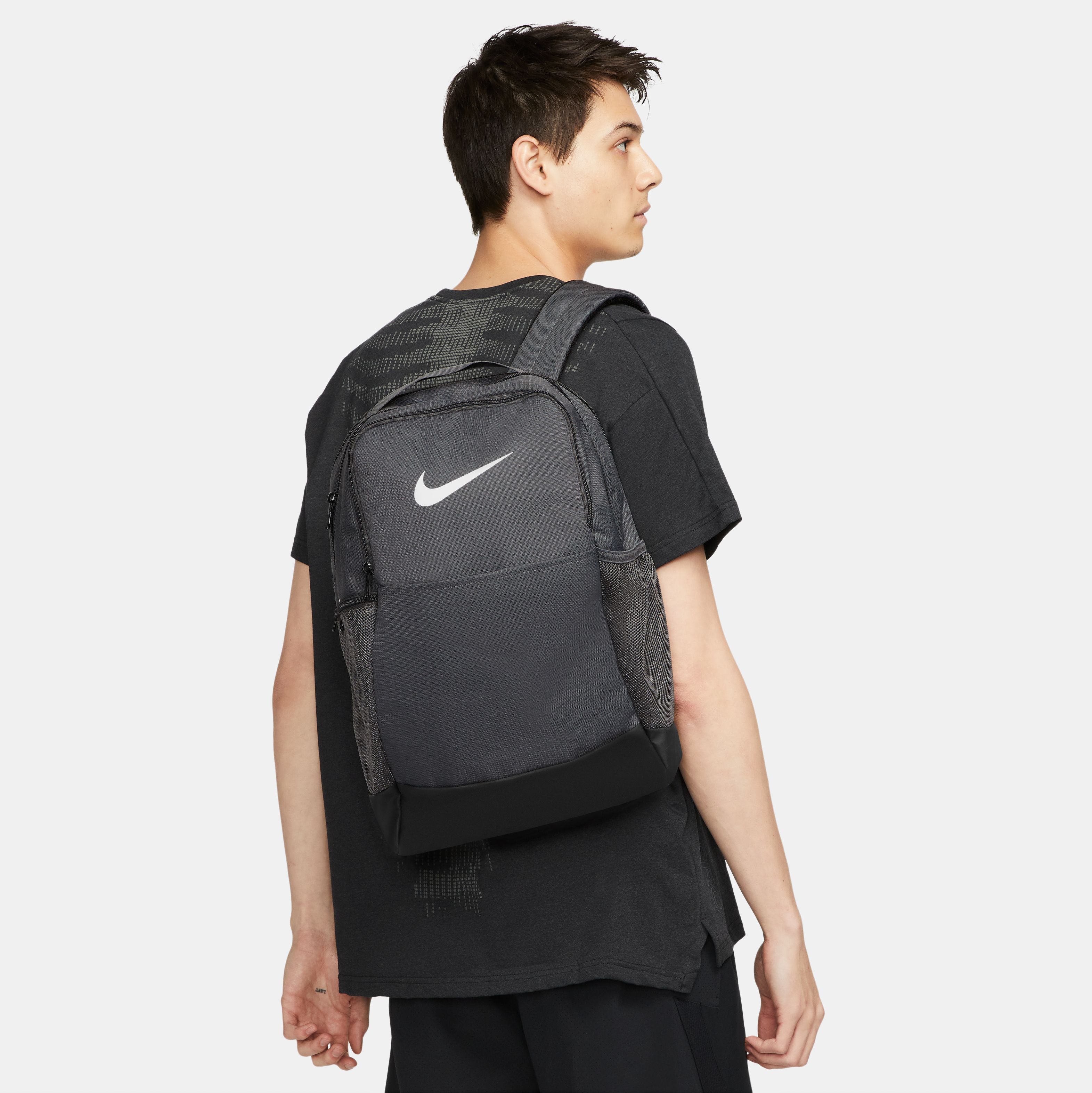 Nike Nk Brsla M Bkpk - 9.5 (24L) Morral gris de hombre para entrenamiento