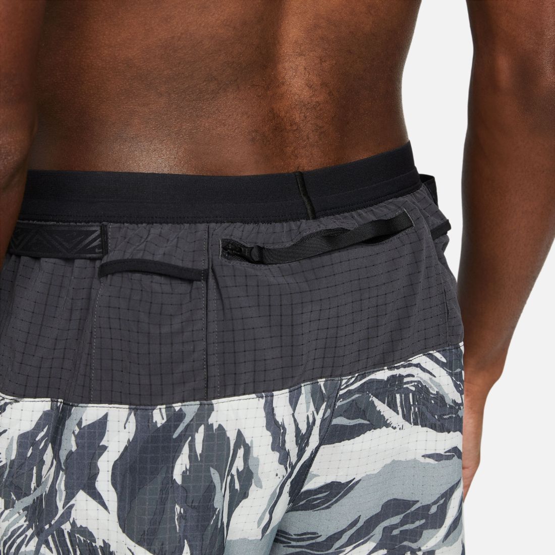 Nike M Nk Df Trail Flx Strd 5In Bf Pantaloneta negro de hombre para correr