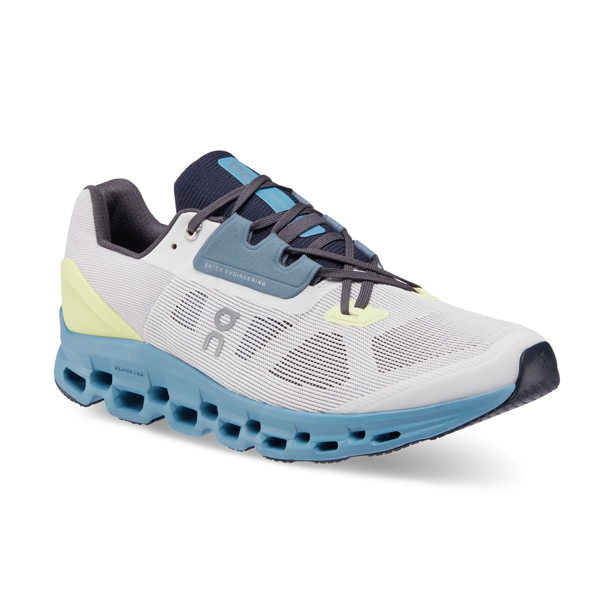 On Cloudstratus Tenis blanco de hombre para correr