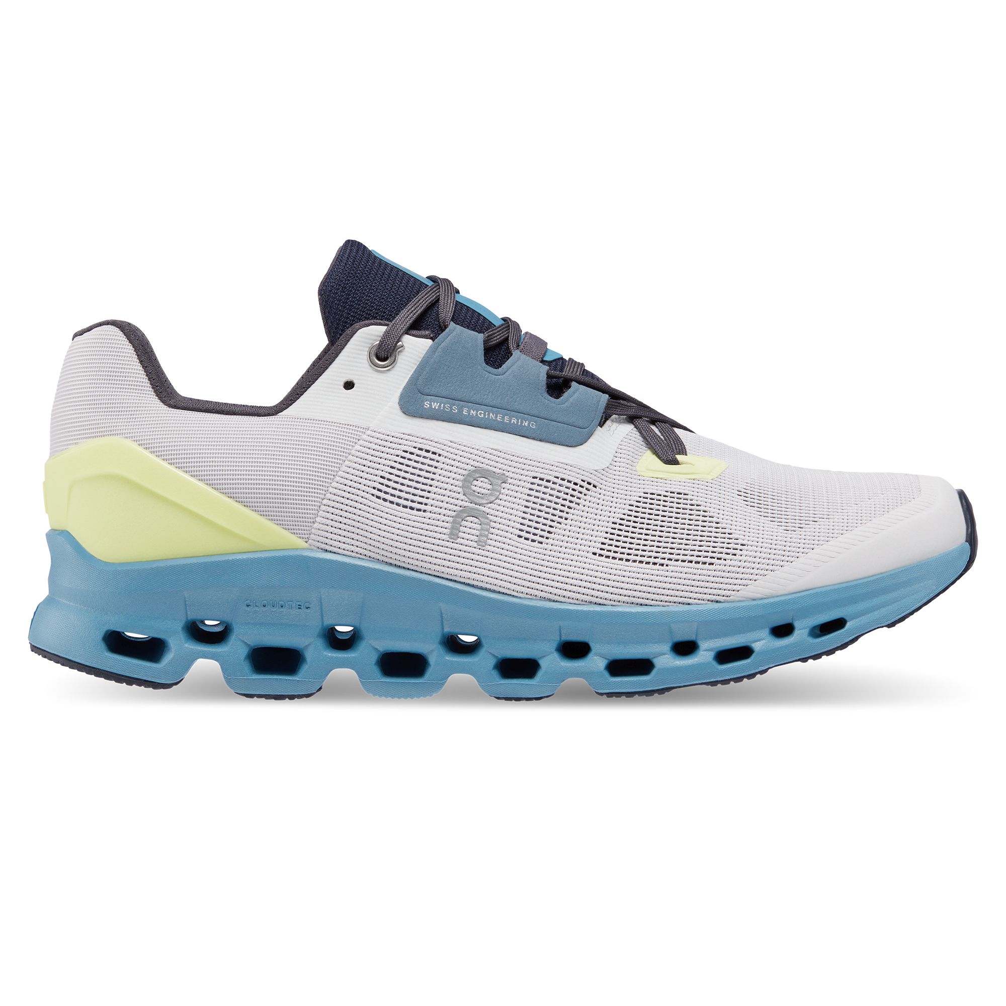 On Cloudstratus Tenis blanco de hombre para correr