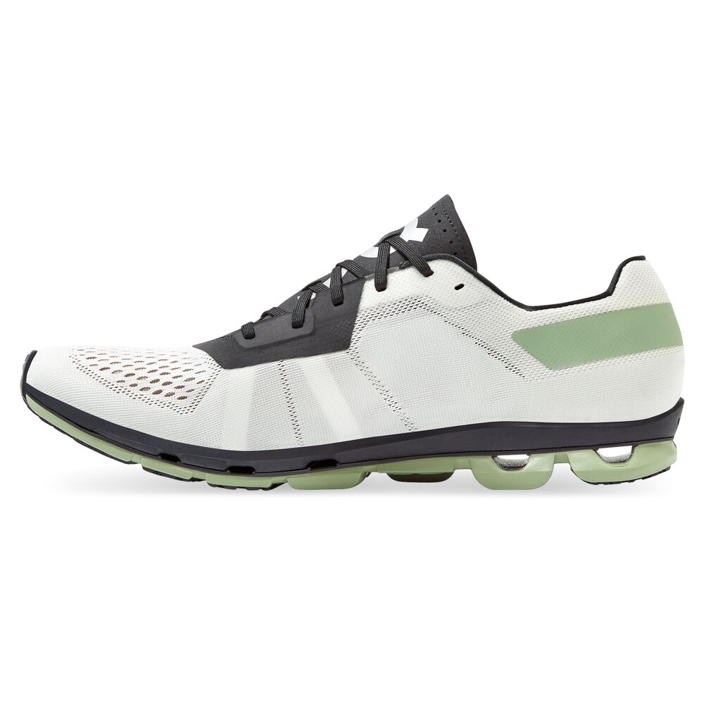 On Cloudflash Tenis blanco de hombre para correr