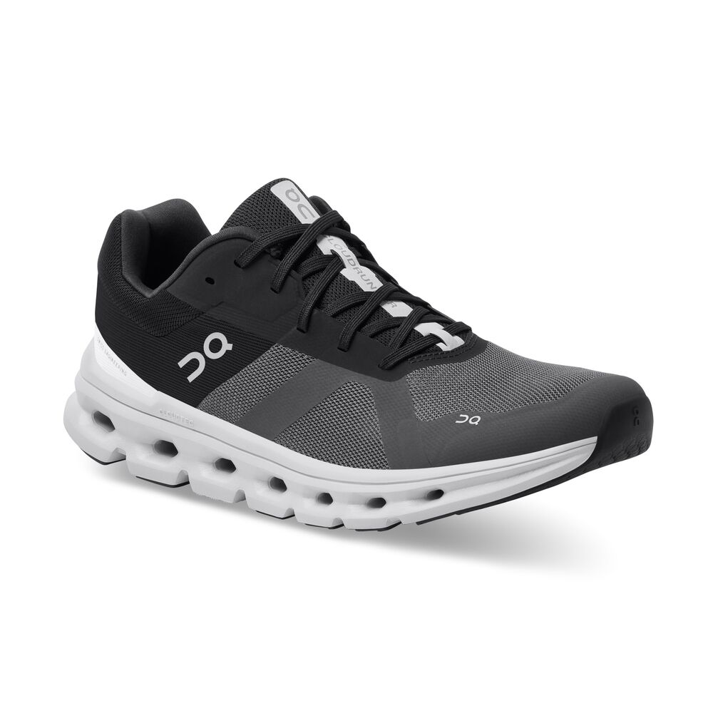 On Cloudrunner Tenis gris de hombre para correr