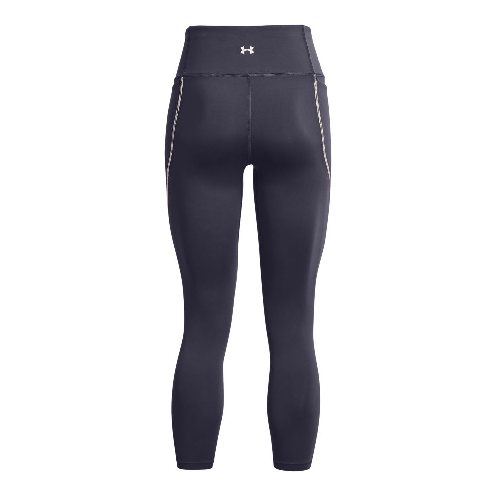 UA  Rock Meridian Ankl Lgn Licra gris de mujer para entrenamiento