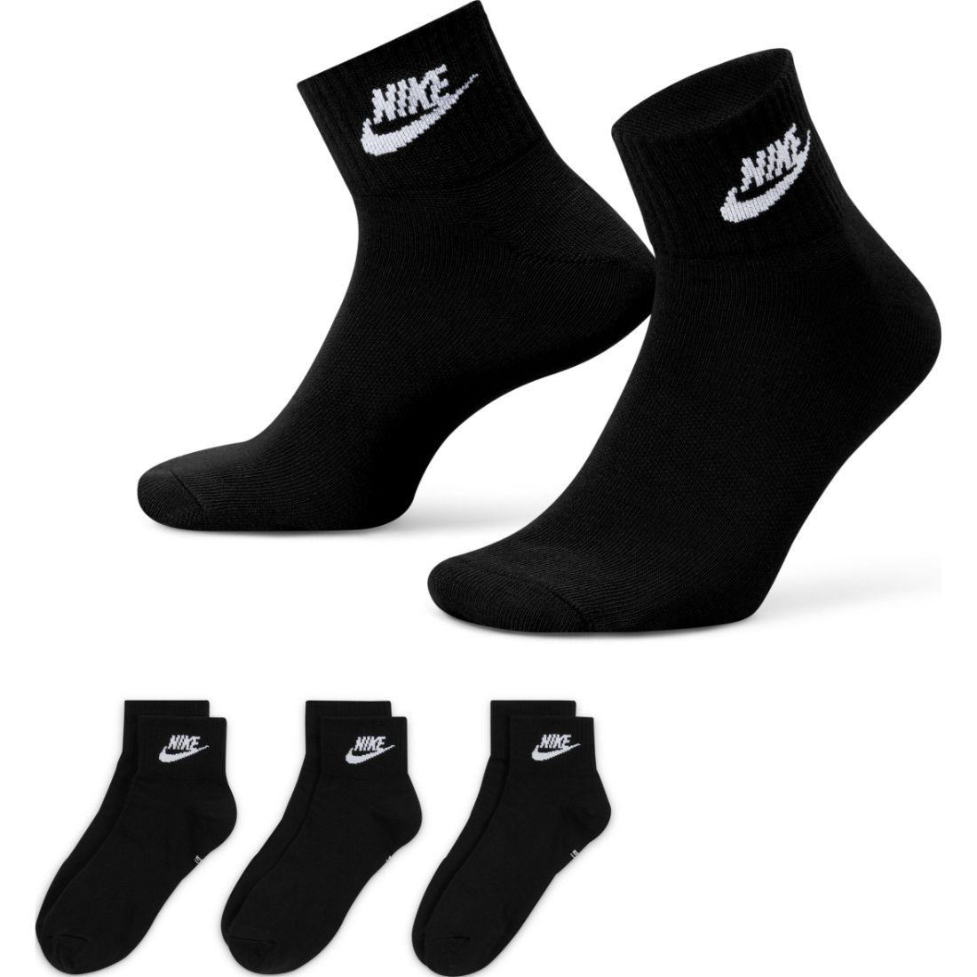 Nike U Nk Nsw Everyday Essential Medias negro de hombre lifestyle