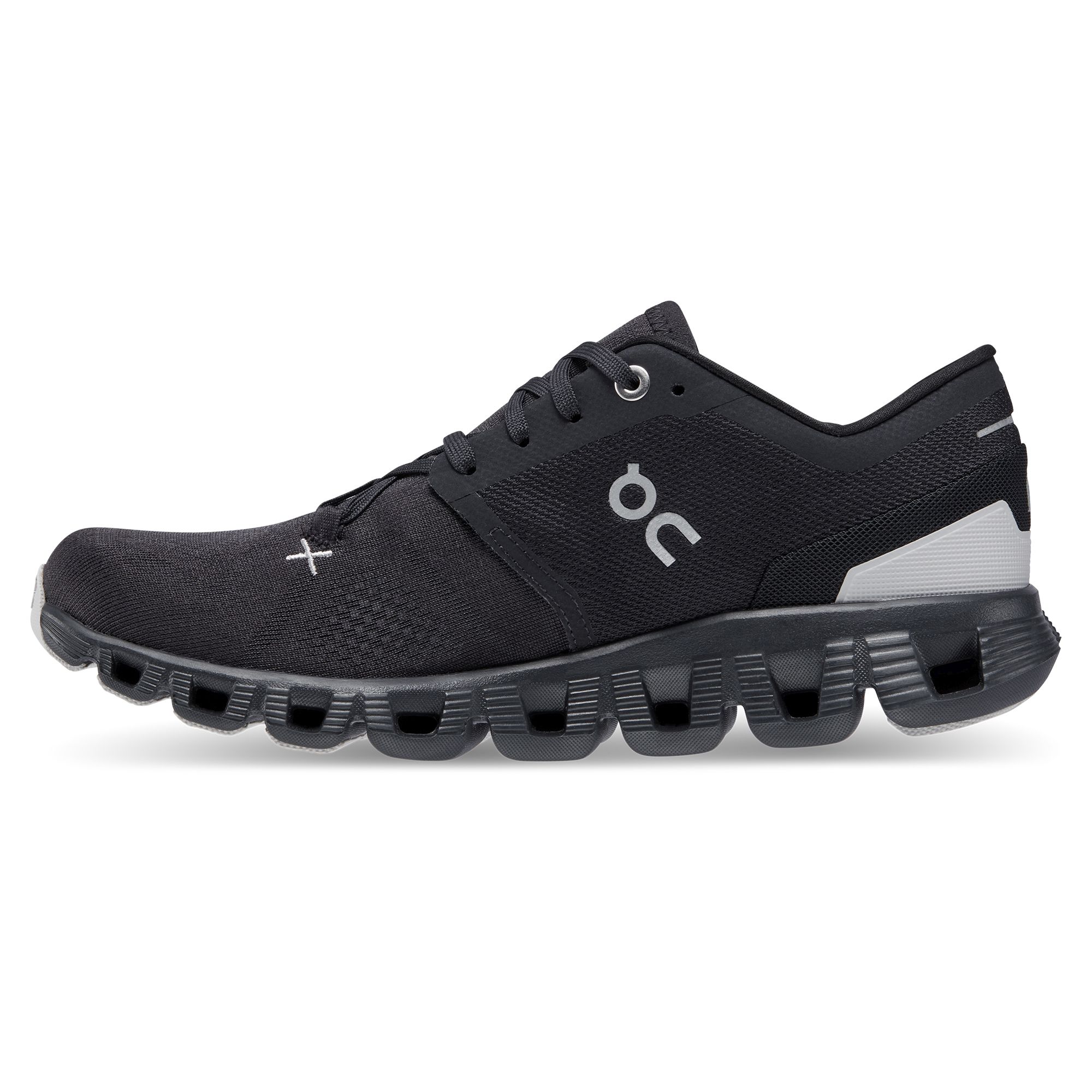 On Cloud X 3 Tenis negro de mujer para correr