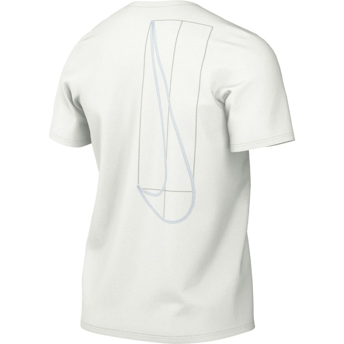 Nike M Nk Df Tee Q5/Rs Camiseta Manga Corta blanco de hombre para entrenamiento
