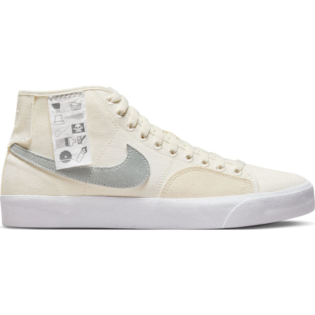 Nike Sb Blzr Court Mid Prm Sou Tenis blanco de hombre lifestyle