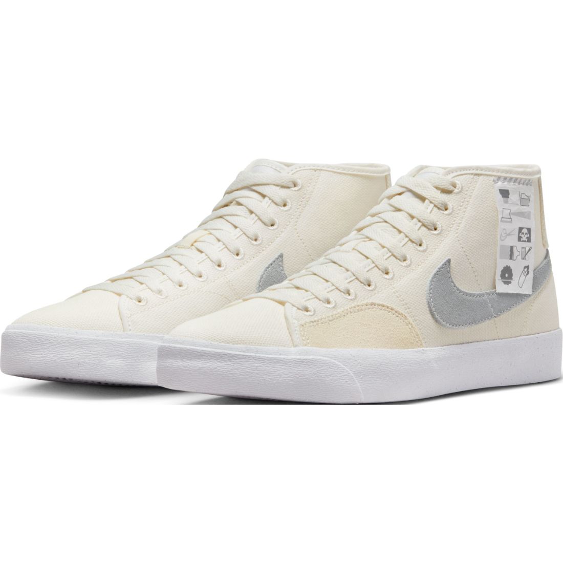 Nike Sb Blzr Court Mid Prm Sou Tenis blanco de hombre lifestyle
