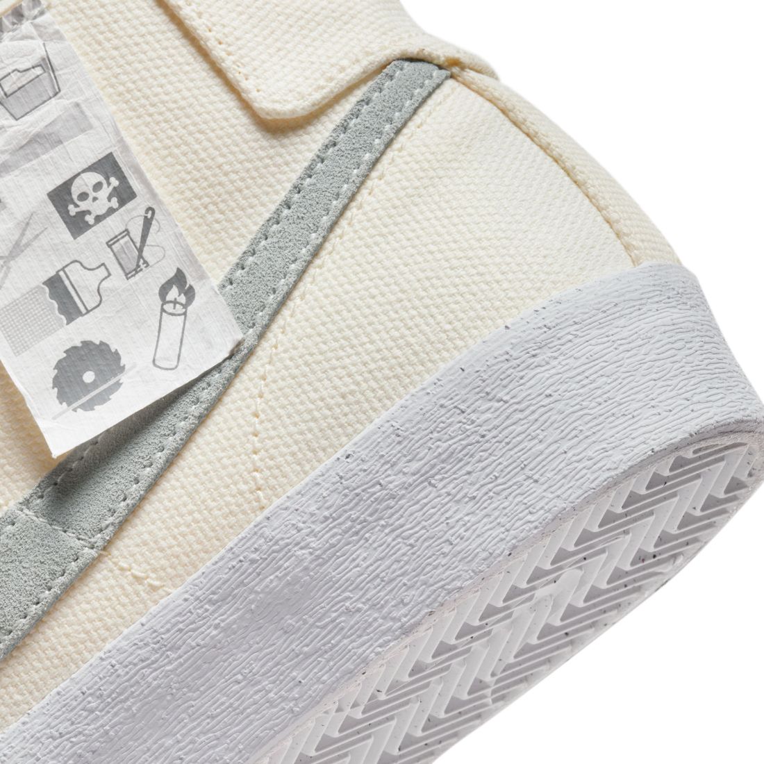 Nike Sb Blzr Court Mid Prm Sou Tenis blanco de hombre lifestyle