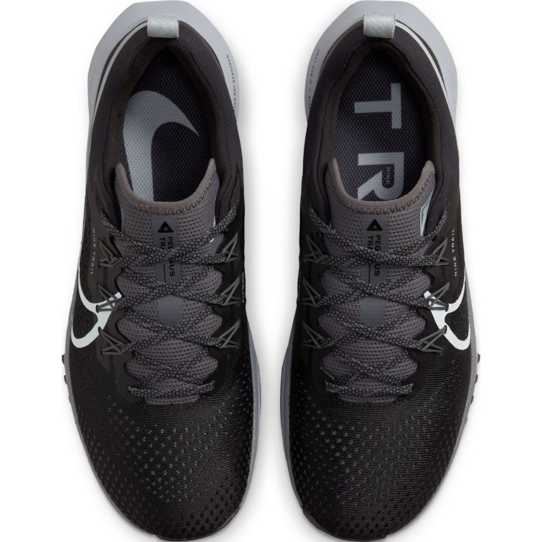 Nike React Pegasus Trail 4 Tenis negro de hombre para correr