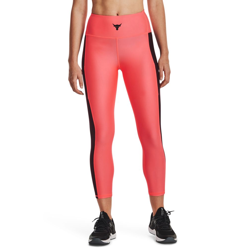 UA Pjt Rck Hg Ankle Lg Licra rosado de mujer para entrenamiento - A