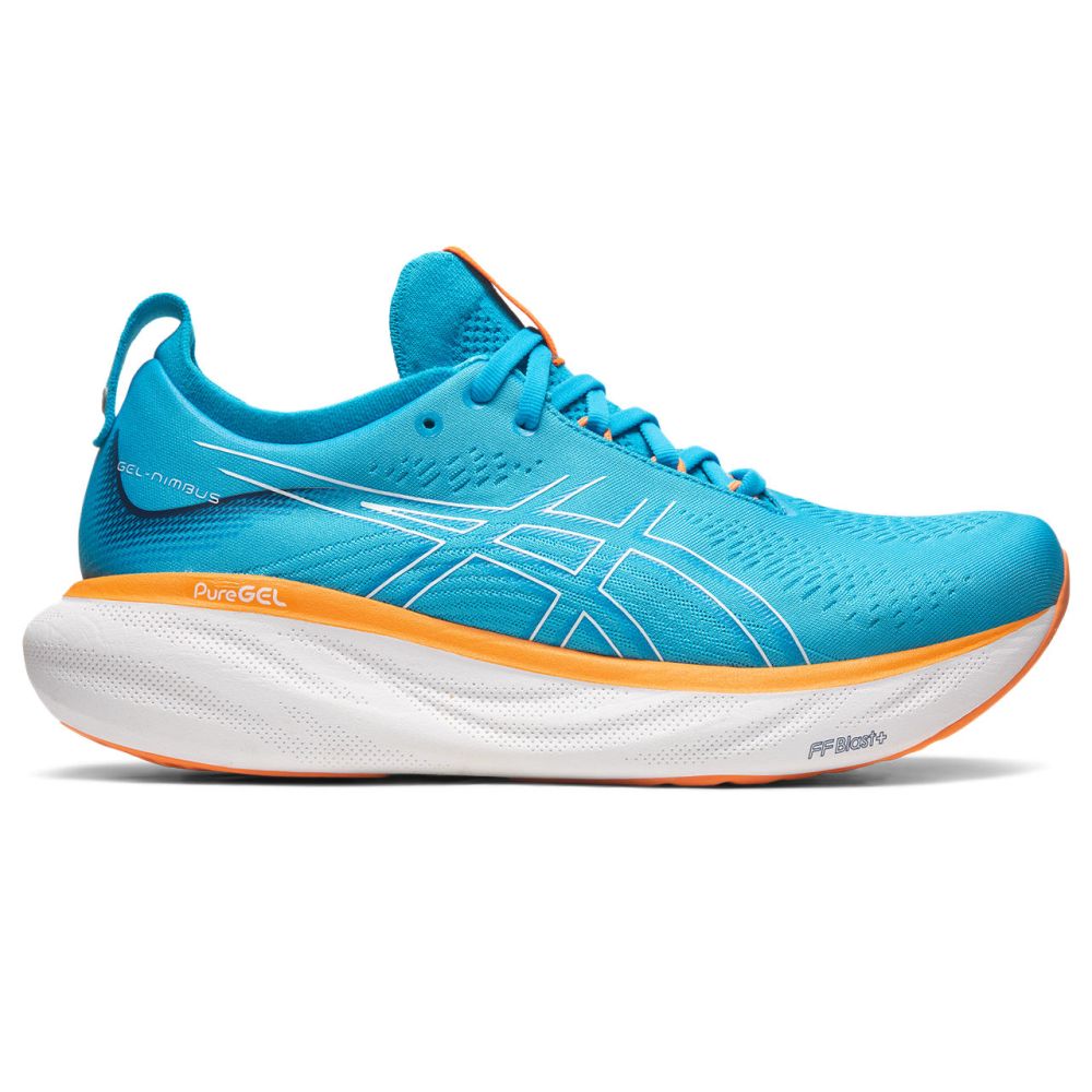 Asics Gel-Nimbus 25 Tenis azul de hombre para correr