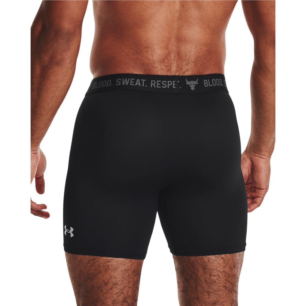 UA Ject Rock Ua Isochill 6In Ropa Interior negro de hombre para entrenamiento