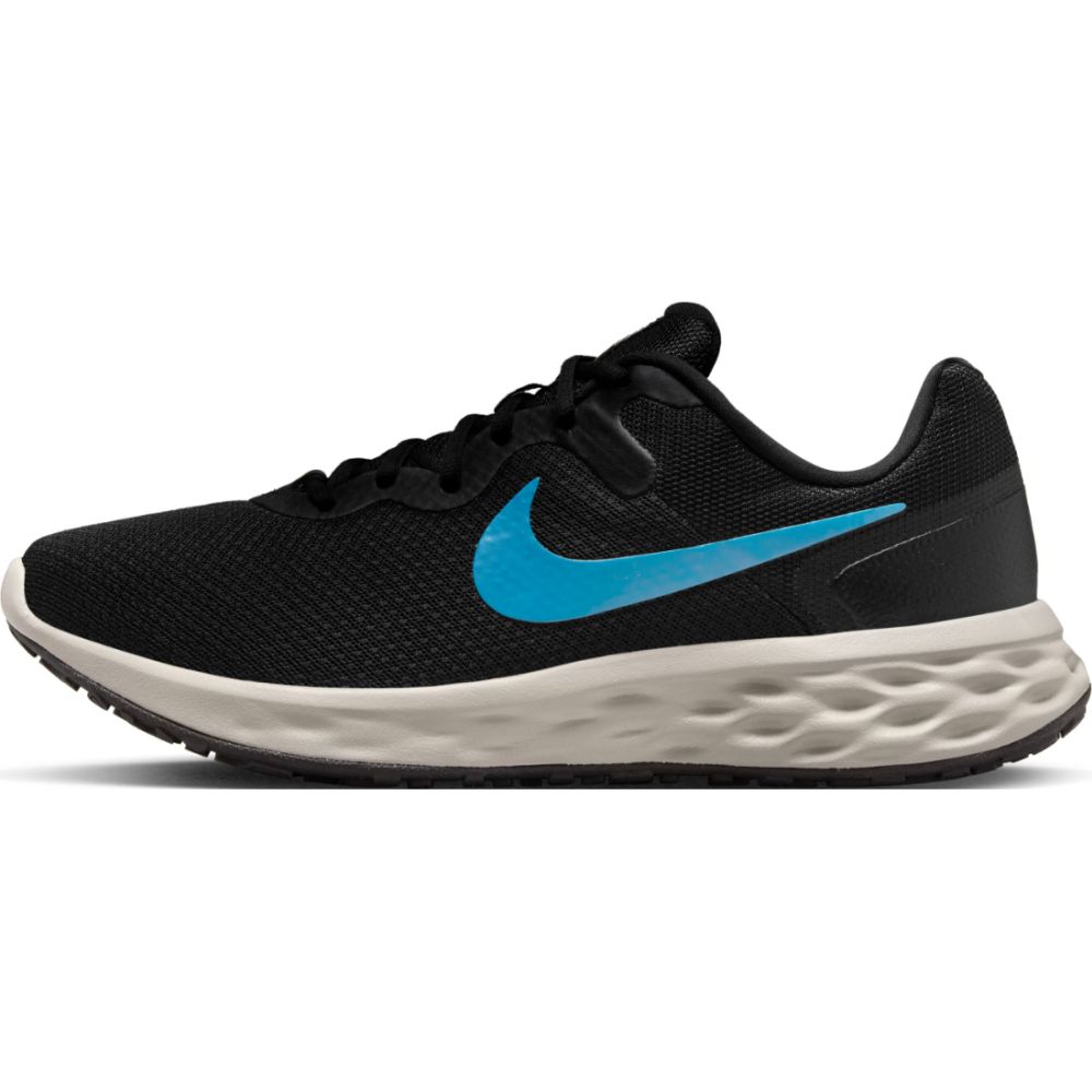 Nike Revolution 6 Nn Tenis negro de hombre para correr