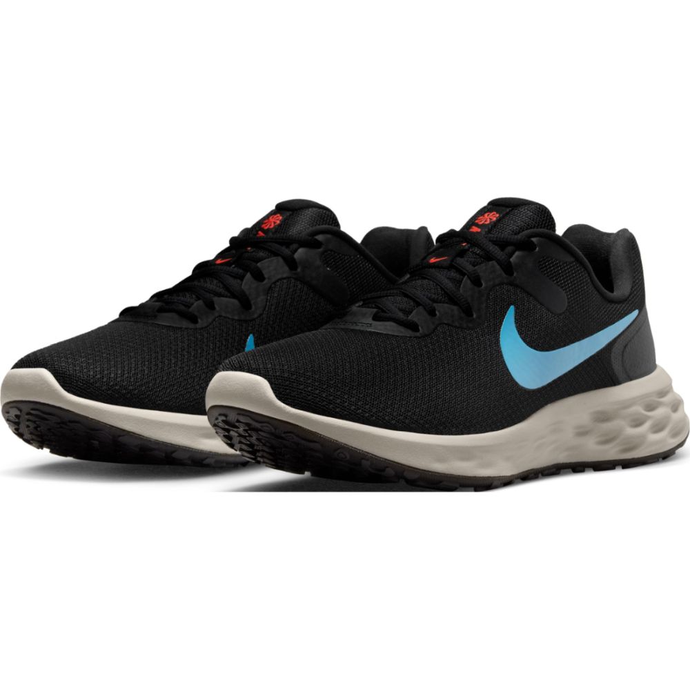 Nike Revolution 6 Nn Tenis negro de hombre para correr