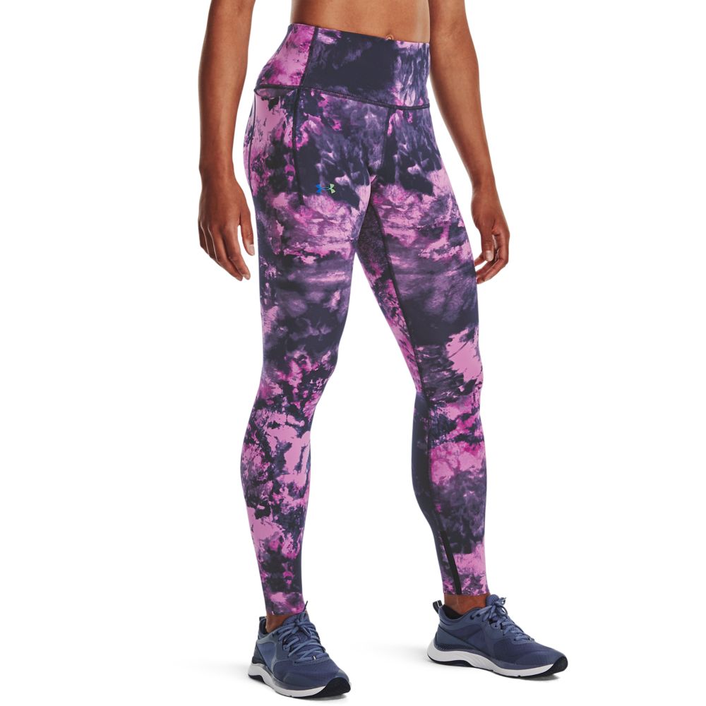 UA Smartform Rush Leg Fotc Licra morado de mujer para entrenamiento