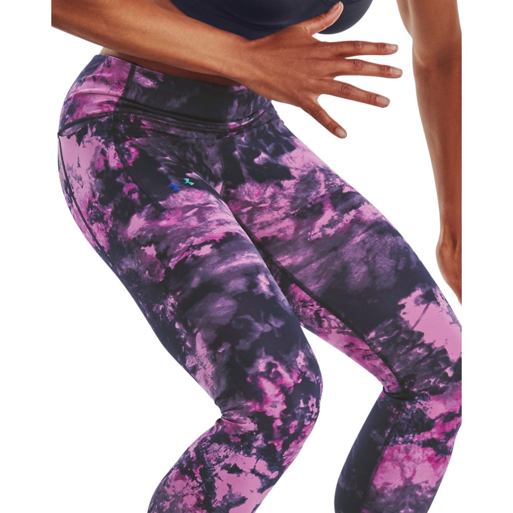 UA Smartform Rush Leg Fotc Licra morado de mujer para entrenamiento