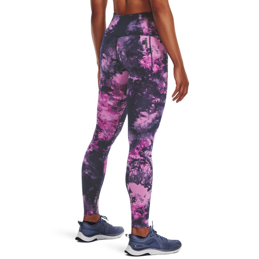 UA Smartform Rush Leg Fotc Licra morado de mujer para entrenamiento
