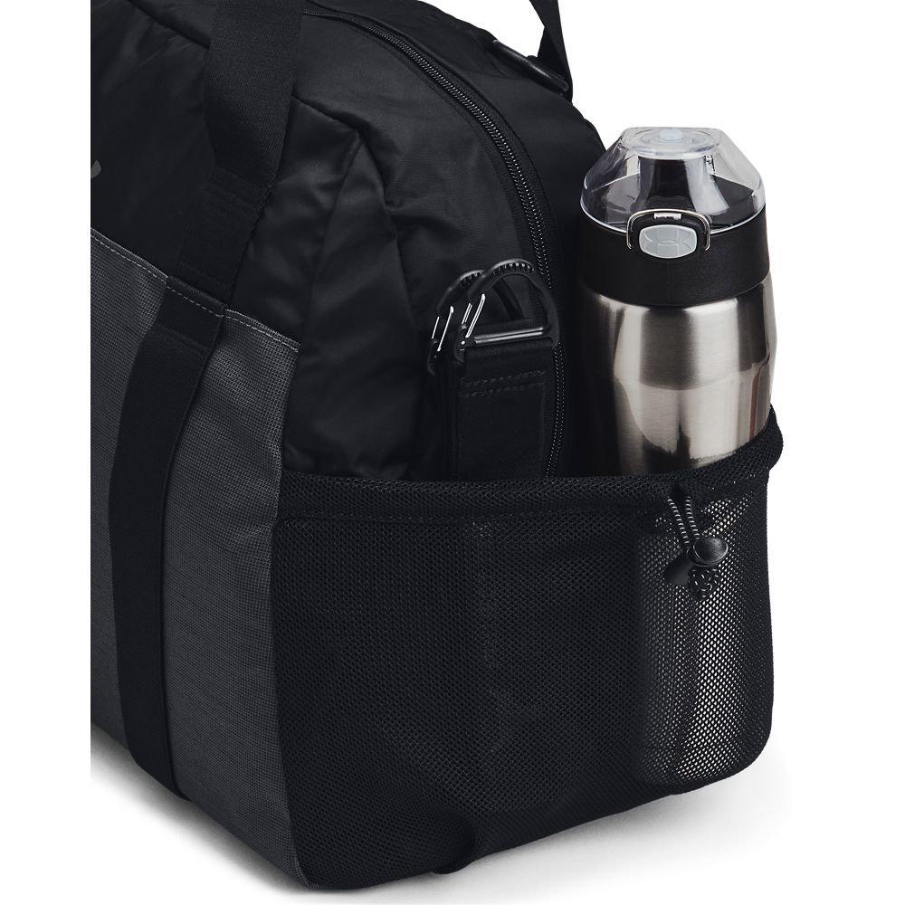 UA Project Rock Gym Bag Sm Maletín negro de hombre para entrenamiento