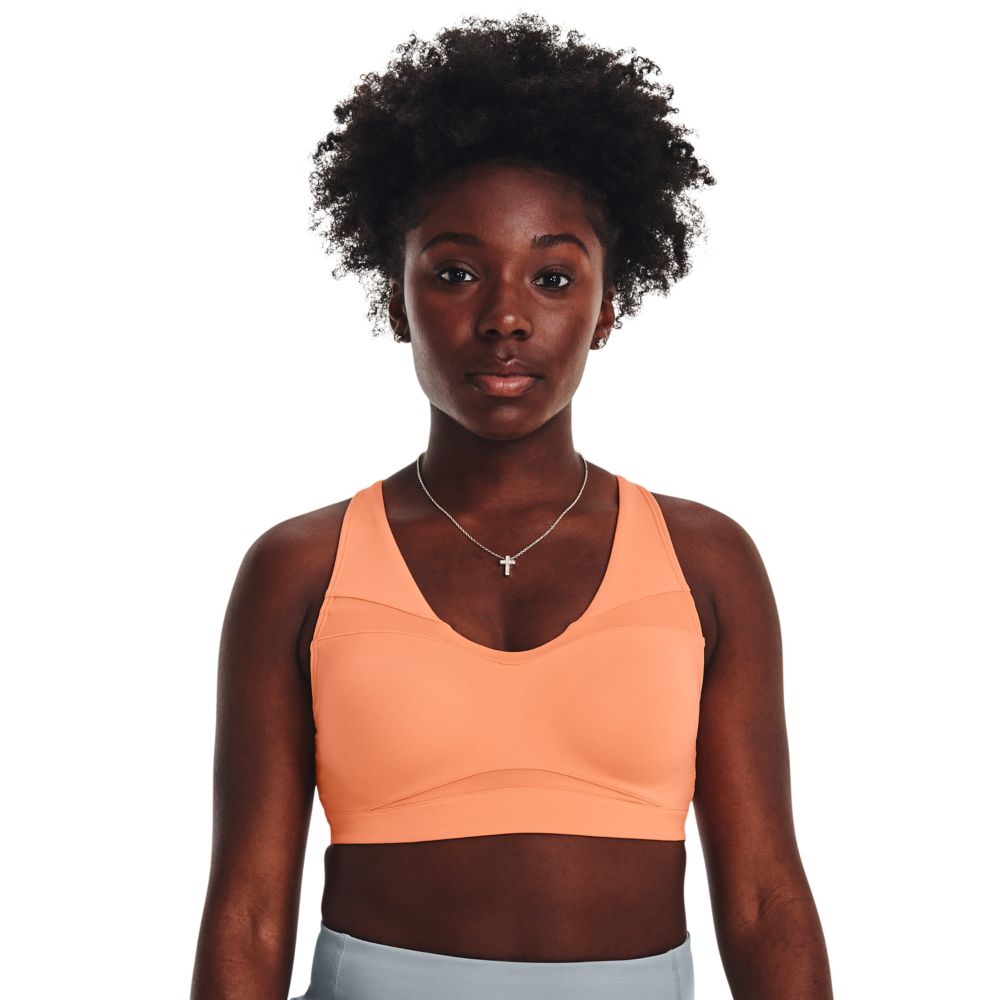 UA Smartform Evolution Mid Top naranja de mujer para entrenamiento