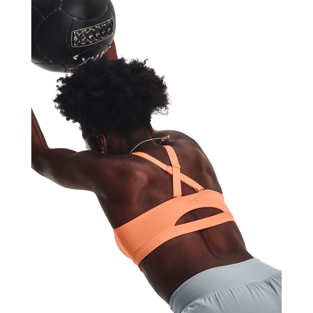 UA Smartform Evolution Mid Top naranja de mujer para entrenamiento