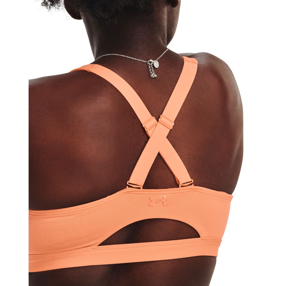 UA Smartform Evolution Mid Top naranja de mujer para entrenamiento