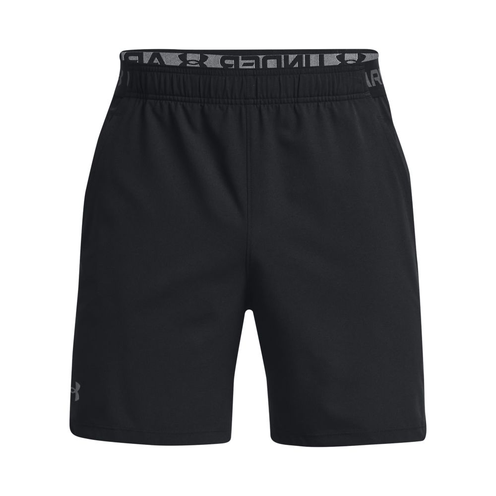 UA Vanish Woven 6In Shorts Pantaloneta negro de hombre para entrenamiento
