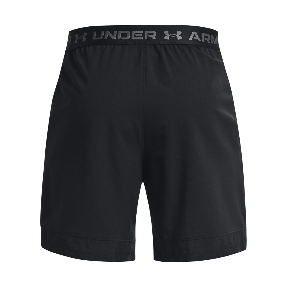UA Vanish Woven 6In Shorts Pantaloneta negro de hombre para entrenamiento